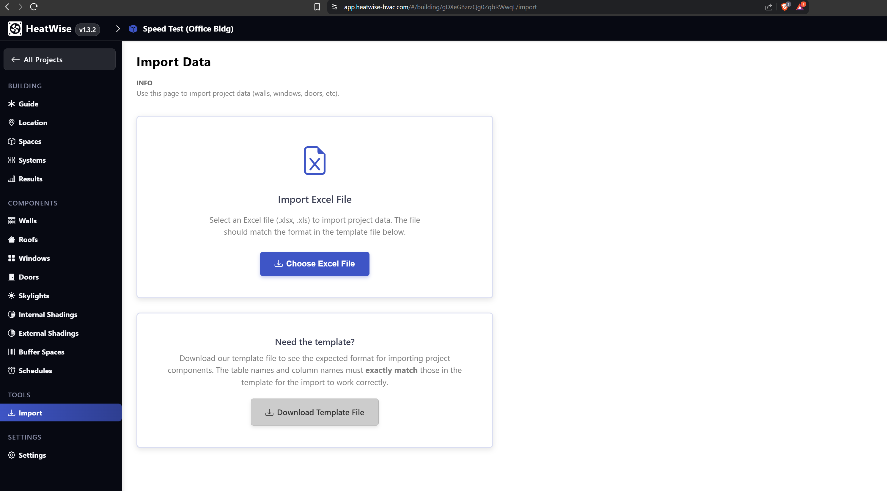 Importing Project Data